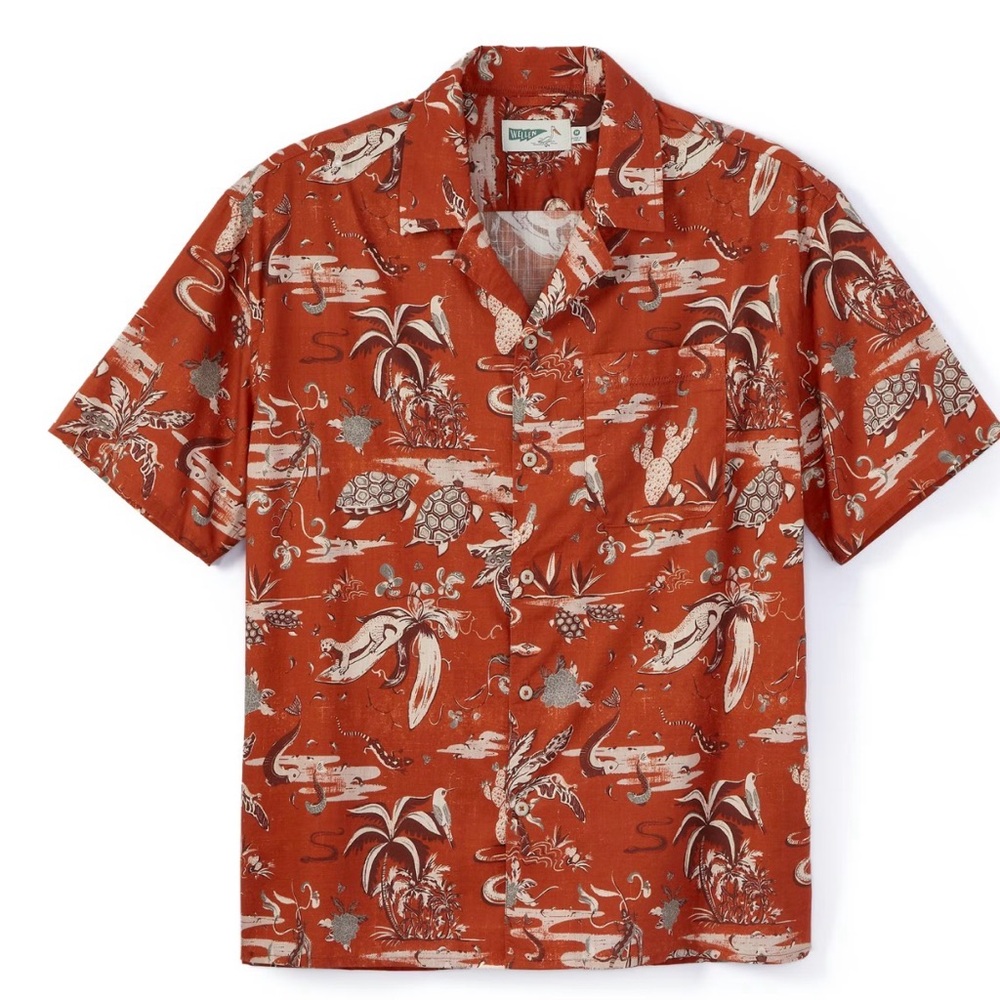 Wellen Camp Collar Short Sleeve Shirt XL